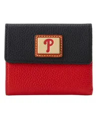 ドーネイアンドバーク レディース アクセサリー 財布 Dooney Bourke Philadelphia Phillies Flap Credit Card Wallet Red レッドのサムネイル