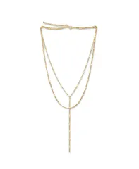 エリエバイル レディース アクセサリー ネックレス・チョーカー・ペンダントトップ レース Ellie Vail Camilla Dainty Lariat Chainecklace Gold ゴールド