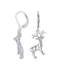 ブリング レディース アクセサリー ピアス・イヤリング Bling Jewelry Hunter Outdoor Buck Elk Moose Antelope Christmas Rudolph Reindeer Danglearrings Lever ba