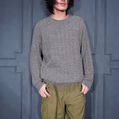 USA VINTAGE BILLBLASS WOVEN DESIGN MIX COTTON KNIT/アメリカ古着織デザインミックスコットンニット