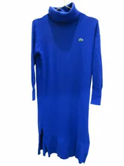 ラコステ LACOSTE ワンピース ニット ブルー 34のサムネイル