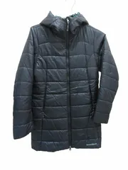 モンベル Montbell ダウンジャケット リバーシブル ブラック グリーン S レディース