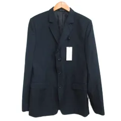 カルバンクライン CALVIN KLEIN タグ付 テーラードジャケット ブレザー 3B ストライプ 総裏 20 紺 ネイビー