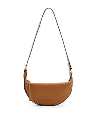 オールセインツ レディース バッグ レザー ALLSAINTS Half Moon Leather Crossbody Sepia Brown ブラウン