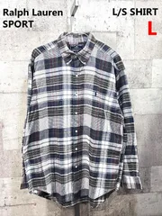 Ralph Lauren SPORT 正規品 チェック柄 長袖シャツ L ラルフローレン スポーツ ポロラルフローレン