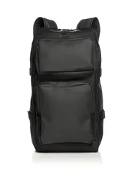 レインズ メンズ バッグ バックパック・リュックサック レザー フェイクレザー Rains Trail Faux Leather Cargo Backpack Black ブラックのサムネイル