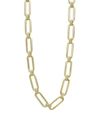 ラゴス レディース アクセサリー ネックレス・チョーカー・ペンダントトップ レース LAGOS 18K Yellow Gold Signature Caviar Polished Bead Link Statement Necklace 18 Gold ゴール