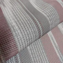 ポリエステル着物専門店in.style◆美品◆小紋着物◆袷◆広衿◆アッシュエル◆club H・L◆洗える着物◆大島風◆フリーサイズ◆トールサイズ◆身幅広め◆裄69.5cm◆丈167cmのサムネイル