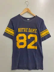 Champion チャンピオン 70's NORTRE DAME FOOTBALL SHIRT 70年代 フットボールシャツ 半袖Tシャツ トップス 【146-250613-yn-16-min】