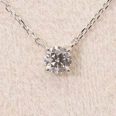 ヴァンドーム青山 エクセレント キャトル ネックレス Pt950 0.196ct 