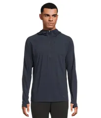 ヘリーハンセン メンズ アウター パーカー・スウェット Helly Hansen Shine Solen 12 Zip Hoodie Navy ネイビー