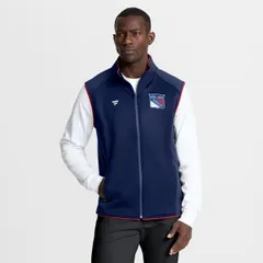 ファナティクス メンズ アウター ジャケット・ブルゾン ベスト Mens Fanatics Navy New York Rangers Authentic Pro Rink FullZip Vest Navy ネイビー