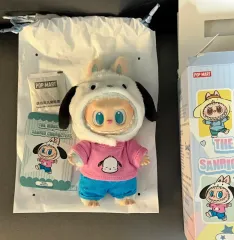 正規品 ラブブ × サンリオキャラクターシリーズ ぬいぐるみキーホルダー(ポチャッコ)未開封 新品