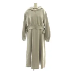 ウィルセレクション WILLSELECTION 25SS スピンドルフーディセットアップ パーカ ワンピース F グレー /CX ■OS ■SHのサムネイル
