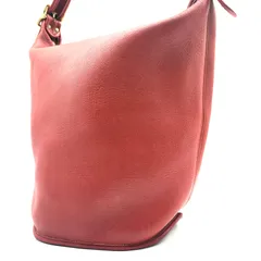 OLDCOACH duffel sac shoulderbag コーチ ダッフルサック バケツ型ショルダーバッグ 型番9085 レザー素材 USA製 ワインレッド