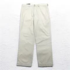 Polo by Ralph Lauren 90年代 ポロチノ Polo Chino ワイド チノパンツ L ベージュ PRESTON PANT