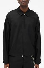リプレゼント メンズ アウター ジャケット・ブルゾン Represent ZipUp Jacket Jet Black ブラック