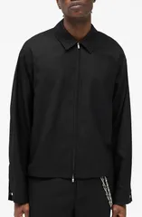 リプレゼント メンズ アウター ジャケット・ブルゾン Represent ZipUp Jacket Jet Black ブラックのサムネイル