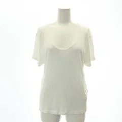 トーテム TOTEME Tシャツ カットソー 半袖 無地 カシミヤ混 S 白 ホワイト /NR ■OSのサムネイル