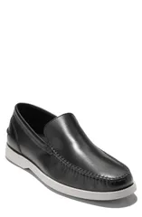 コールハーン メンズ シューズ スリッポン・ローファー Cole Haan American Classics Hampton Loafer Black Ivory アイボリー