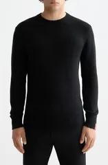 スコッチアンドソーダ メンズ アウター パーカー・スウェット クルーネック セーター ニット Scotch Soda Soft Knit Crewneck Sweater Meteoriteのサムネイル