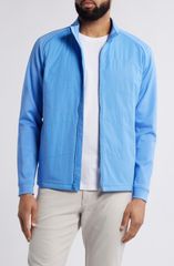 ピーター・ミラー メンズ アウター ジャケット・ブルゾン Peter Millar Merge Wateresistant Hybrid Jacket Blue Sea ブルー