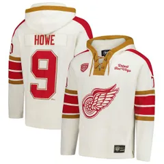 フォーティーセブン メンズ アウター パーカー・スウェット レース Mens47 Gordie Howe Cream Detroit Red Wings Blue Line Heritage Name Number LaceUpullover Hoodie C