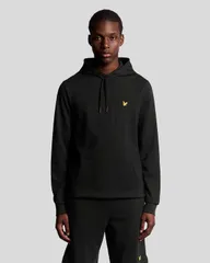 ライルアンドスコット メンズ アウター パーカー・スウェット フリース Lyle Scott Fly Fleece Long Sleeve Hoodie Jet Black ブラック