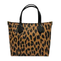 ケイトスペード KATE SPADE KE414 ハンドバッグ ショルダーバッグ レオパード ミディアムクロスボディ 茶 ブラウン 黒 ブラック