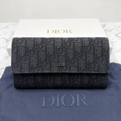 ⭐️ほぼ未使用⭐️ ディオール オブリーク ロングフラップウォレットのサムネイル