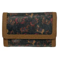 FERRAGAMO/SalvatoreFerragamo(サルバトーレフェラガモ) キーケース美品  - 黒×レッド×ブラウン 馬柄/6連フック レザー