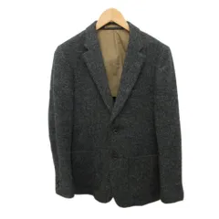 ジャーナルスタンダード トライセクト JOURNAL STANDARD TRISECT × ハリスツイード Harris Tweed テーラードジャケット ブレザー 本切羽 シングル 2B グレー S