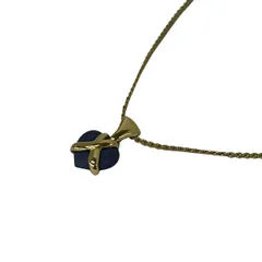 WEDG WOOD(ウェッジウッド) ネックレス美品  - ゴールド×ブルー ハート