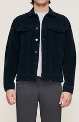 ディーエル 1961 メンズ アウター ジャケット・ブルゾン コーデュロイ DL1961 Vaughn Corduroy Trucker Jacket Skyline