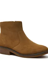 ランズエンド レディース シューズ ブーツ・レインブーツ スエード アンクル Lands Endetailed Suede Zip Ankle Booties Tuscan Brown ブラウンのサムネイル