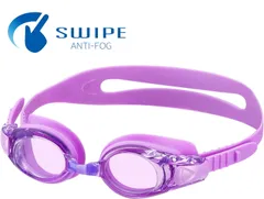 ビュー VIEW スイミング スイミングゴーグル 子ども用 スワイプ アンチフォグ SWIPE 4～9歳 水中メガネ UVカット くもり止め 選べる鼻ベルト 抗菌仕様 キッズ プール  V780JSA LV ラベンダー