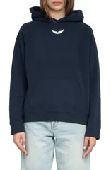 ザディグ エ ヴォルテール レディース アウター パーカー・スウェット Zadig Voltaire Georgy Photo Ride Strass Rhinestone Hoodiencoreのサムネイル