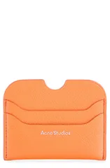 アクネ ストゥディオズ レディース バッグ レザー Acne Studios Largelmas Leather Card Holder Pumpkin Orange オレンジ