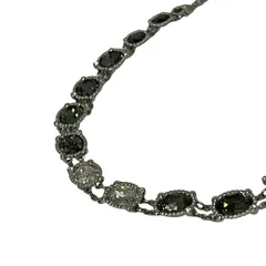 SWAROVSKI(スワロフスキー) チョーカー美品  - シルバー×黒