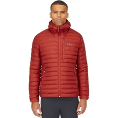 ラブ メンズ アウター ジャケット・ブルゾン ダウン Rab Microlight Alpine Down Jacket Mens Tuscan Red レッド