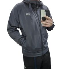 100 THE NORTH FACE ザノースフェイス 機能性 WHO ジップアップ チャコールグレー