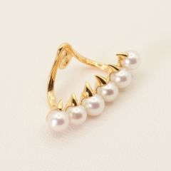 タサキ デインジャー ガルパー ダイヤモンド 0.30ct ピアス K18 田崎 