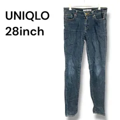 a2332 【UNIQLO】スキニーフィットジーンズ インディゴ 28インチ（ウエスト71cm）