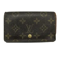 LOUIS VUITTON(ルイヴィトン) 2つ折り財布 モノグラム ポルトモネビエトレゾール M61730 - レザー
