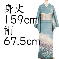 訪問着フルセット 正絹【249】お宮参り【訪問着、袋帯、帯締め、帯揚げ