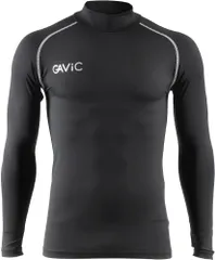 ガビック GAViC サッカー ジュニアストレッチインナーシャツ ハイネック   GA8849 BLKSLV BLK/SLV