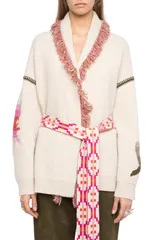 ザディグ エ ヴォルテール レディース アウター パーカー・スウェット ウール カーディガン Zadig Voltaire Alpa Wool Blend Sunset Cardigan Creamのサムネイル