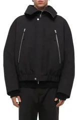 ヘルムート ラング メンズ アウター ジャケット・ブルゾン コットン Helmut Lang Cotton Blend Bomber Jacket Black ブラックのサムネイル