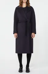 ウィークエンド マックスマーラ レディース アウター ジャケット・ブルゾン ウール コート Weekend Max Mara Resina Virgin Wool Coat Navy ネイビーのサムネイル