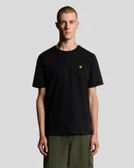 ライルアンドスコット メンズ トップス Tシャツ クルーネック Lyle Scott Crew Neck Short Sleeve TShirt Jet Black ブラック